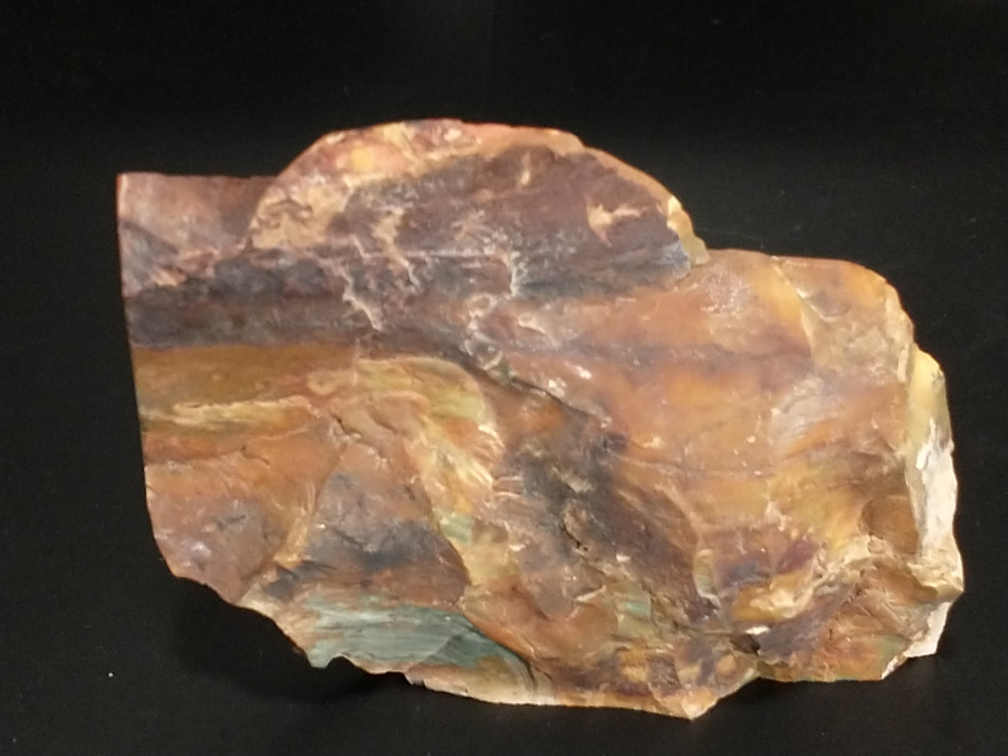 Larsonite Jasper Rough, Polished End, 0.8 lbs