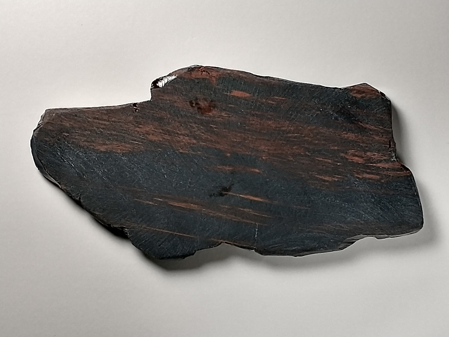 Obsidian Mahogany Slab Crystal, Polished Side, 5 inch