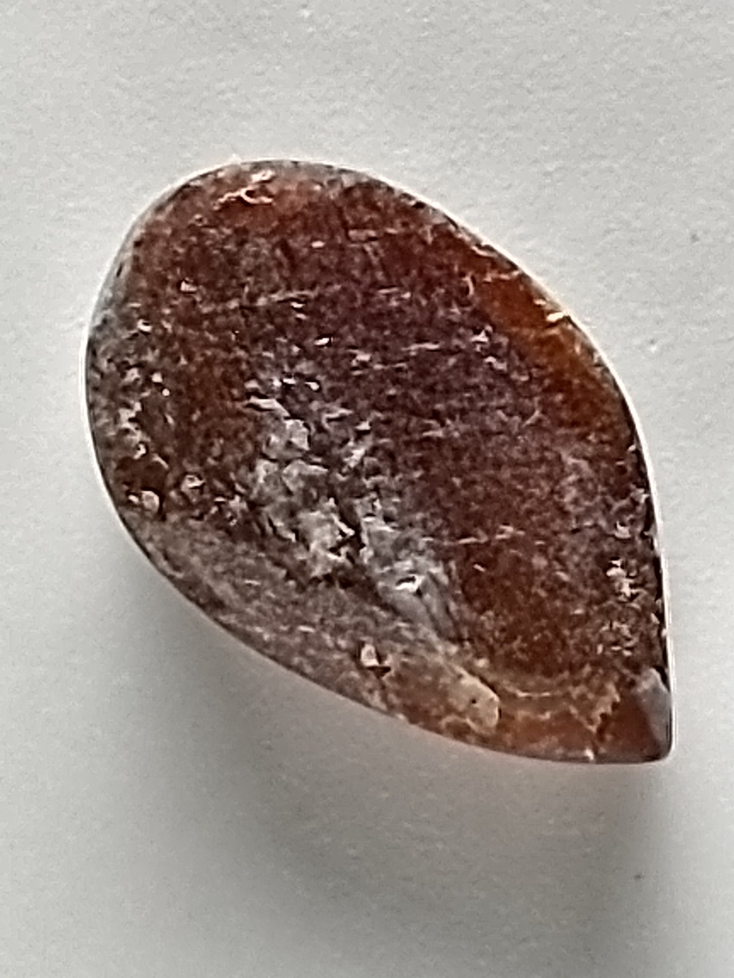 Fire Agate Cabochon, 2 Carat