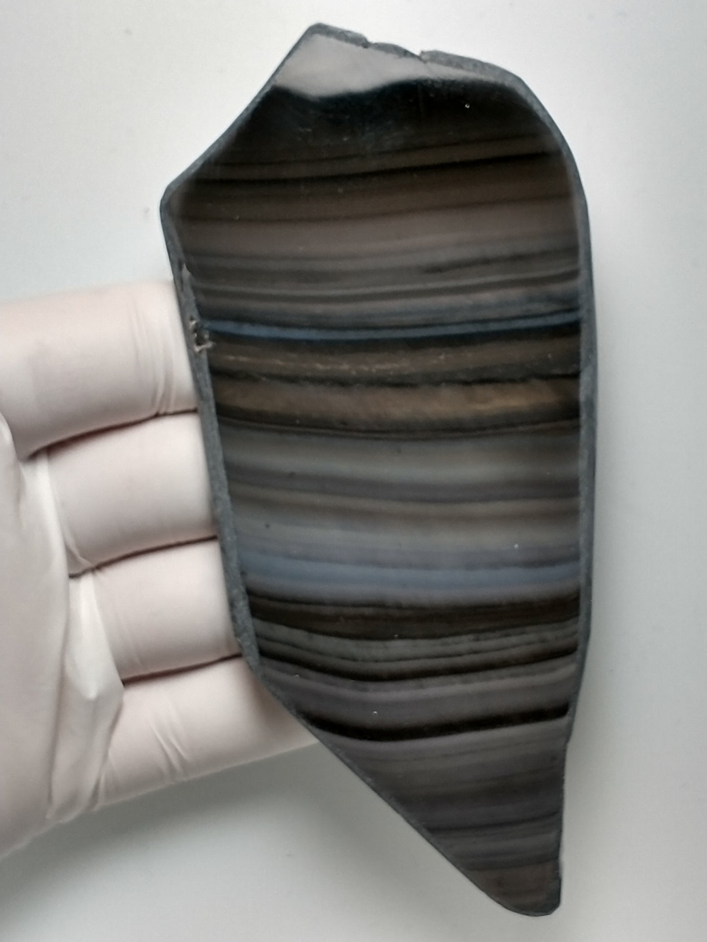 Obsidian Rainbow Slab Crystal, Polished Side, 5 inch