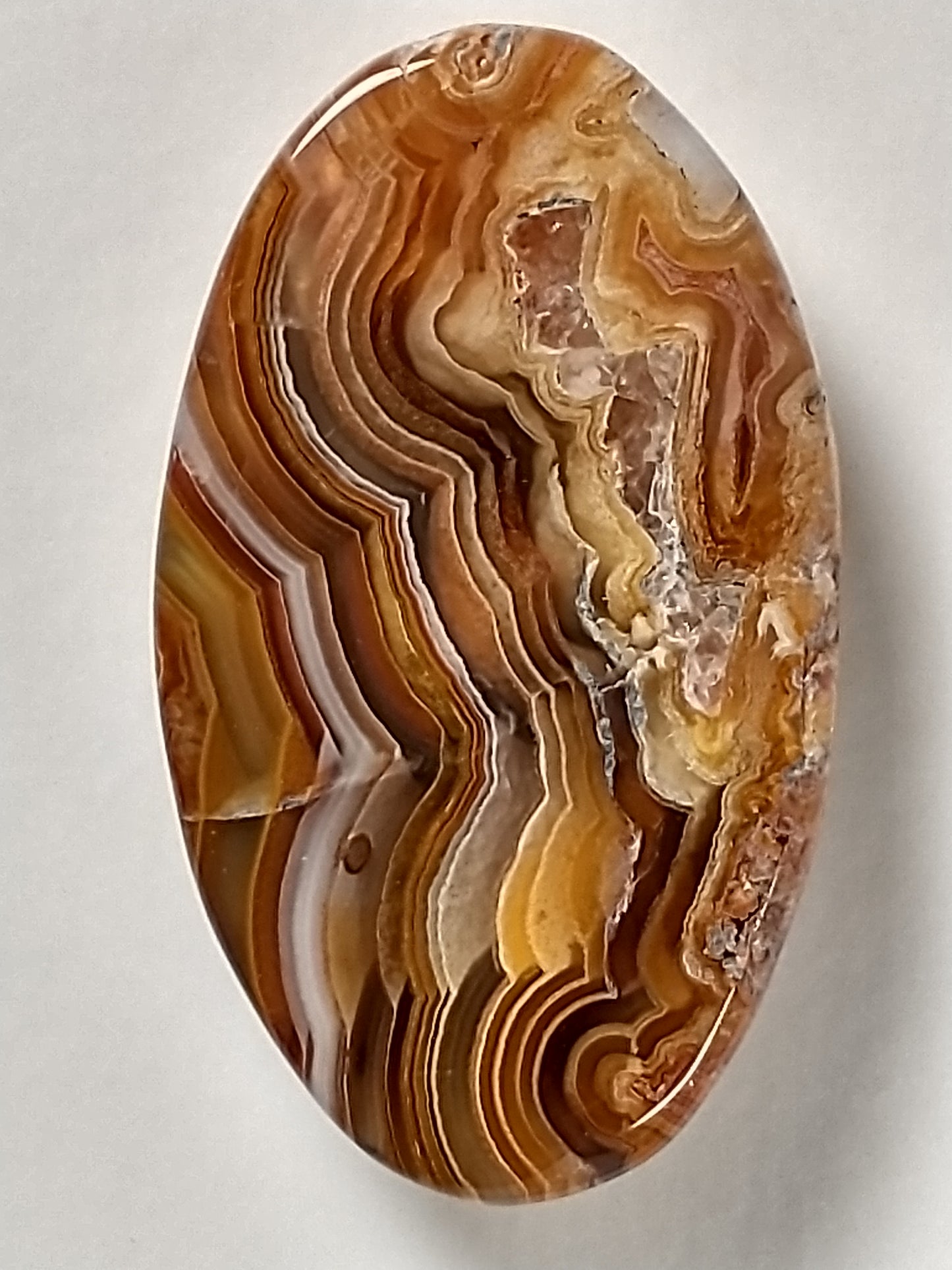 Laguna Lace Agate Cabochon Small