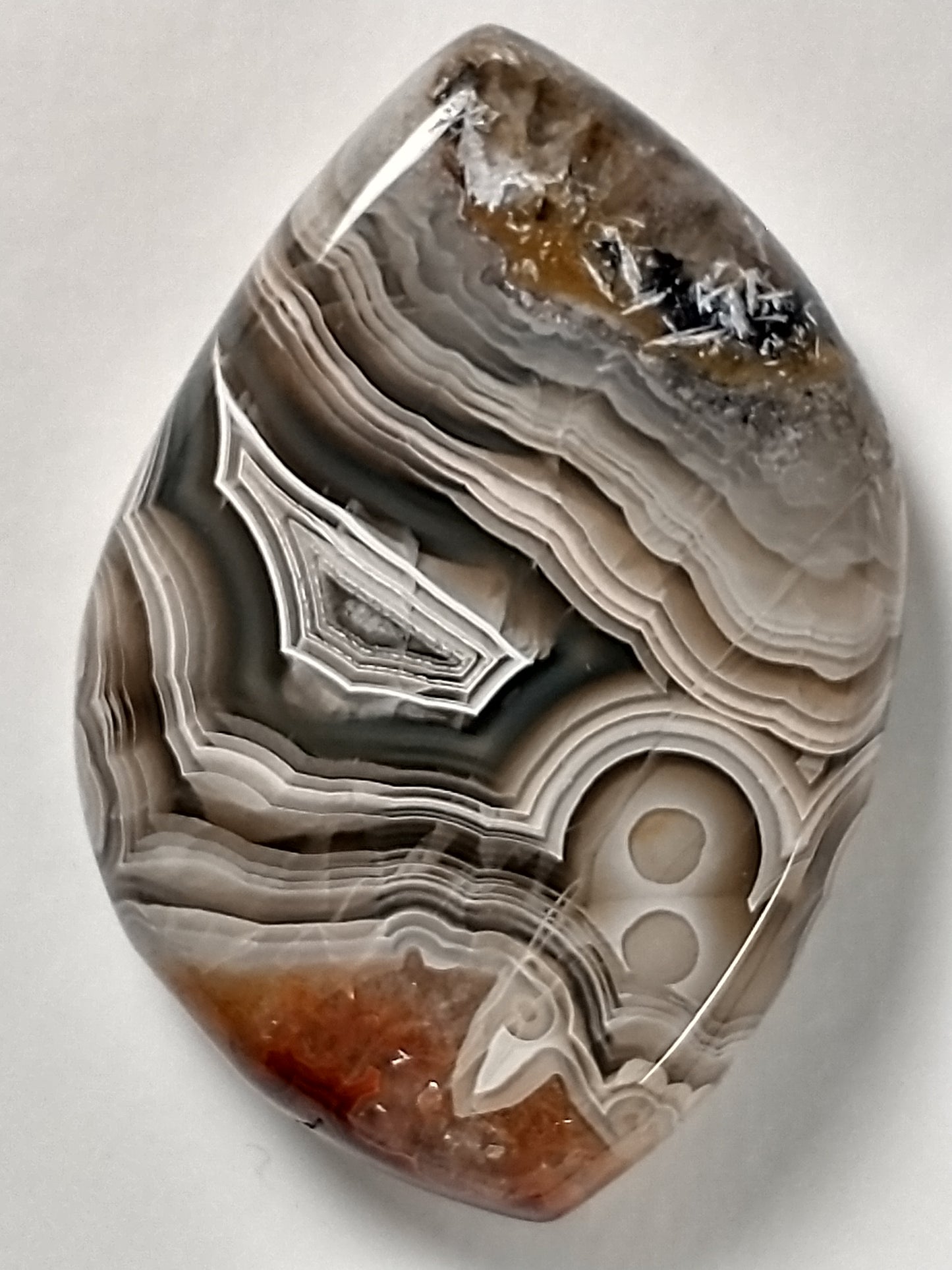 Laguna Lace Agate Cabochon Medium