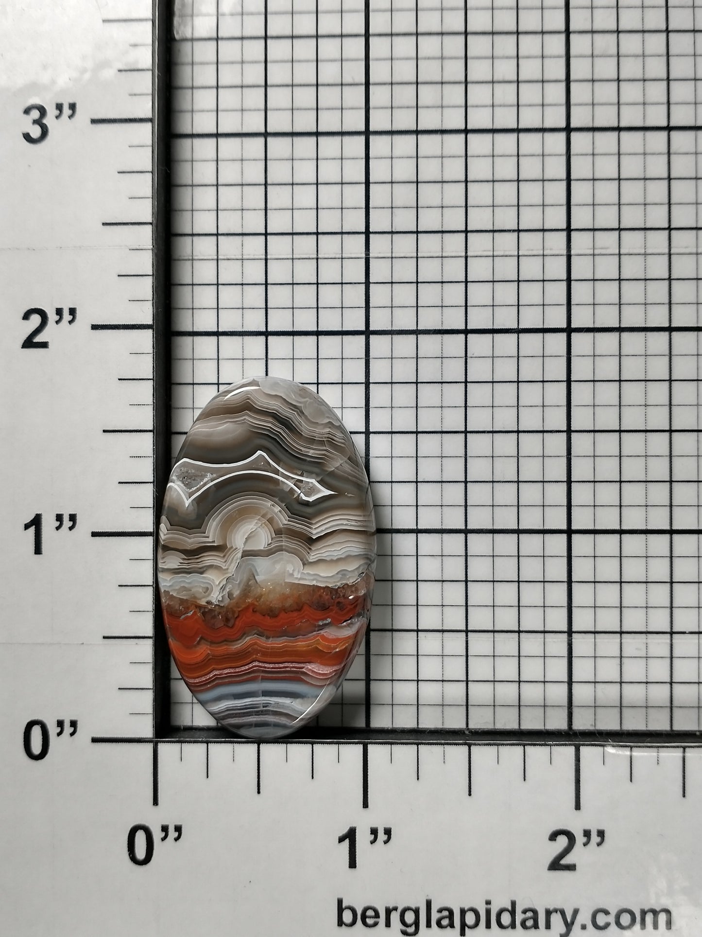 Laguna Lace Agate Cabochon Medium