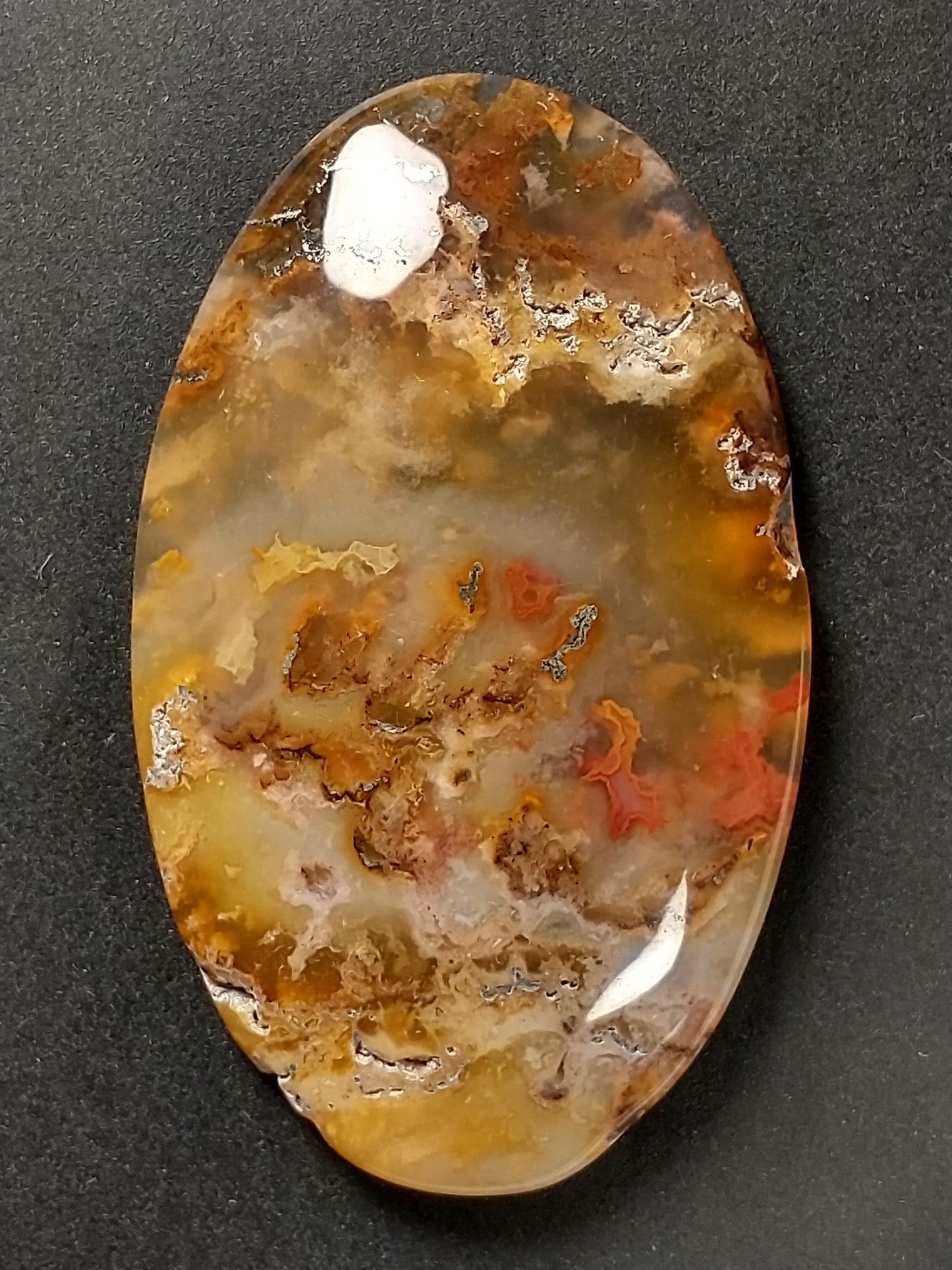 Plume Agate Cabochon Medium