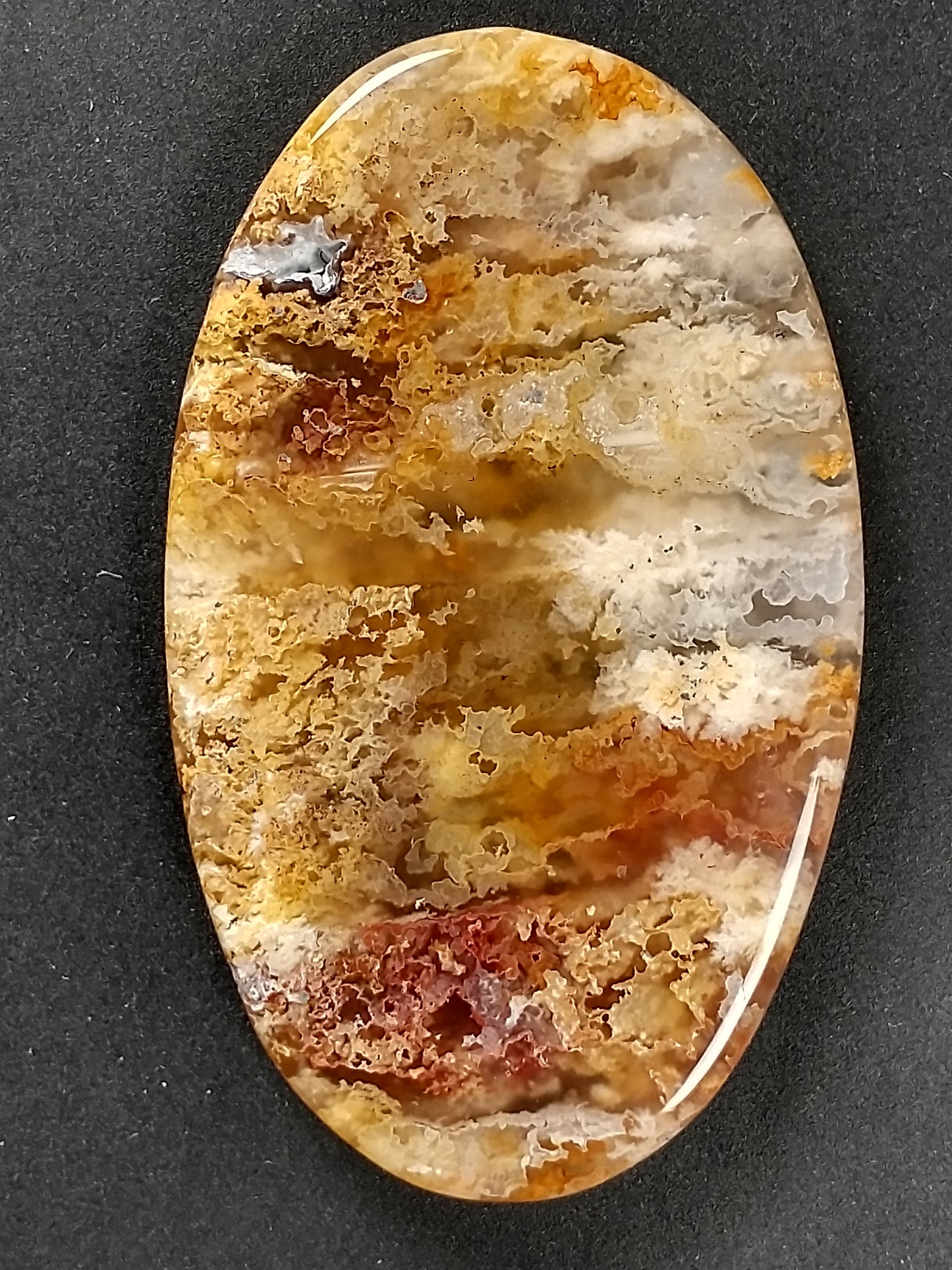 Plume Agate Cabochon Medium