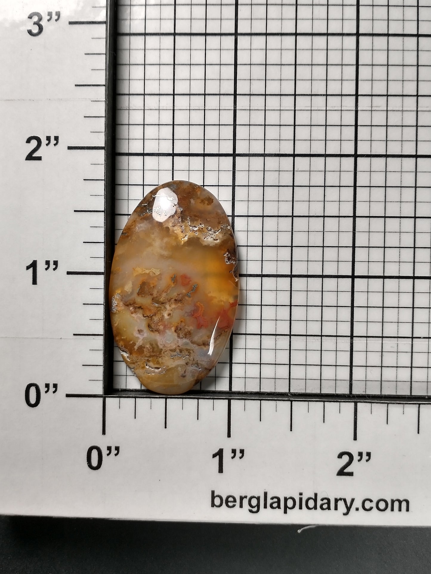 Plume Agate Cabochon Medium