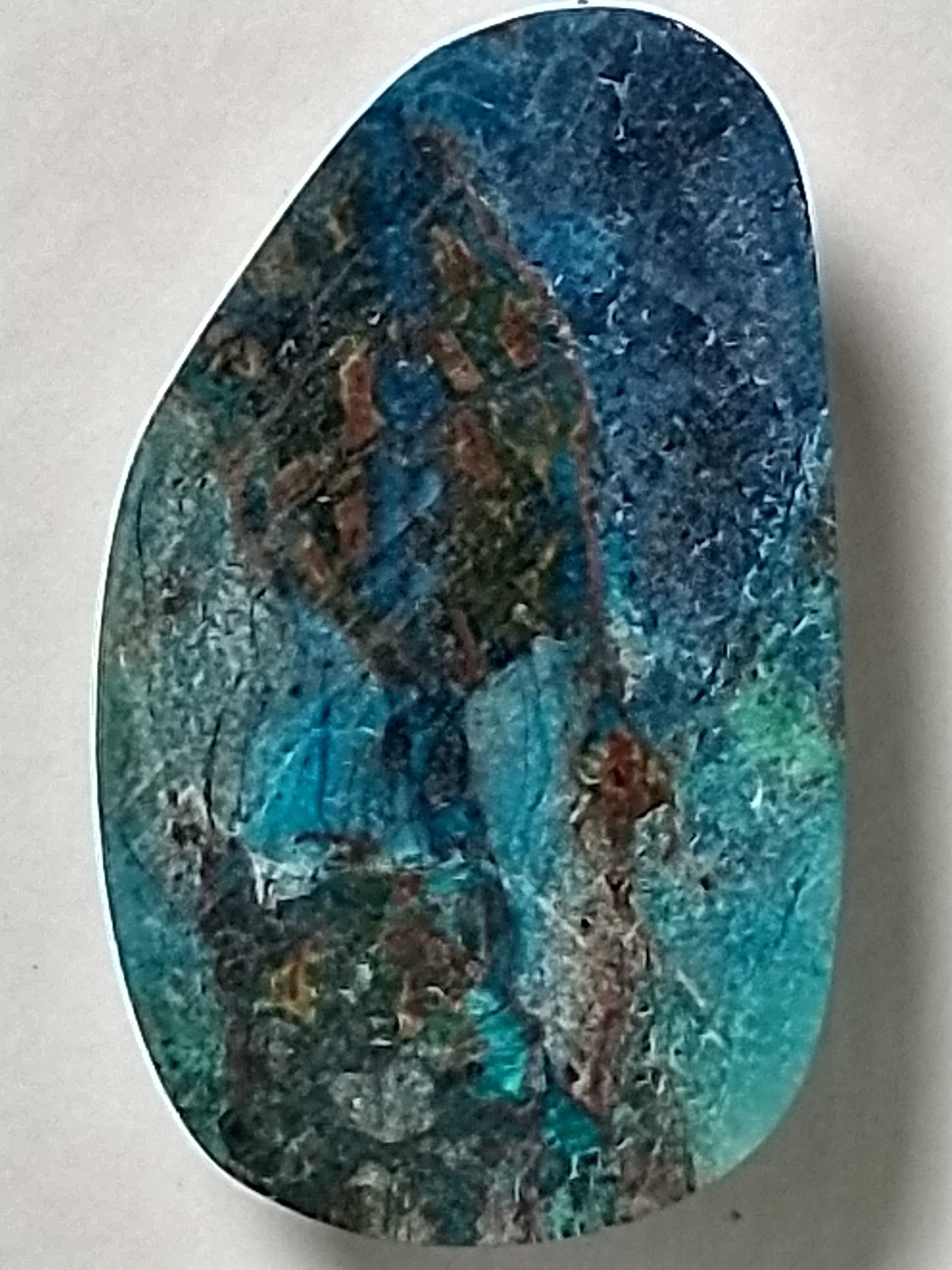 Shattuckite-Chrysocolla Cabochon Small