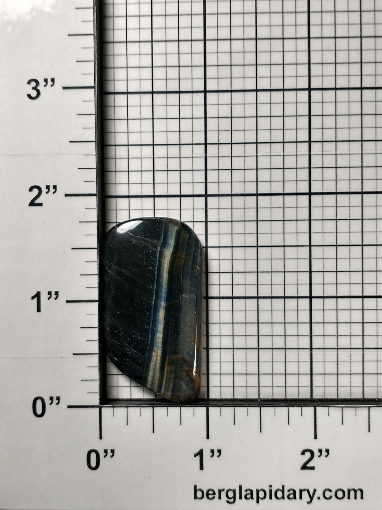 Tiger Eye Blue Cabochon Medium