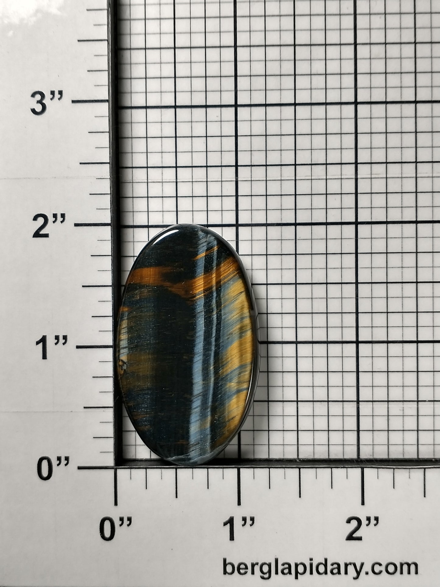 Tiger Eye Blue Cabochon Medium