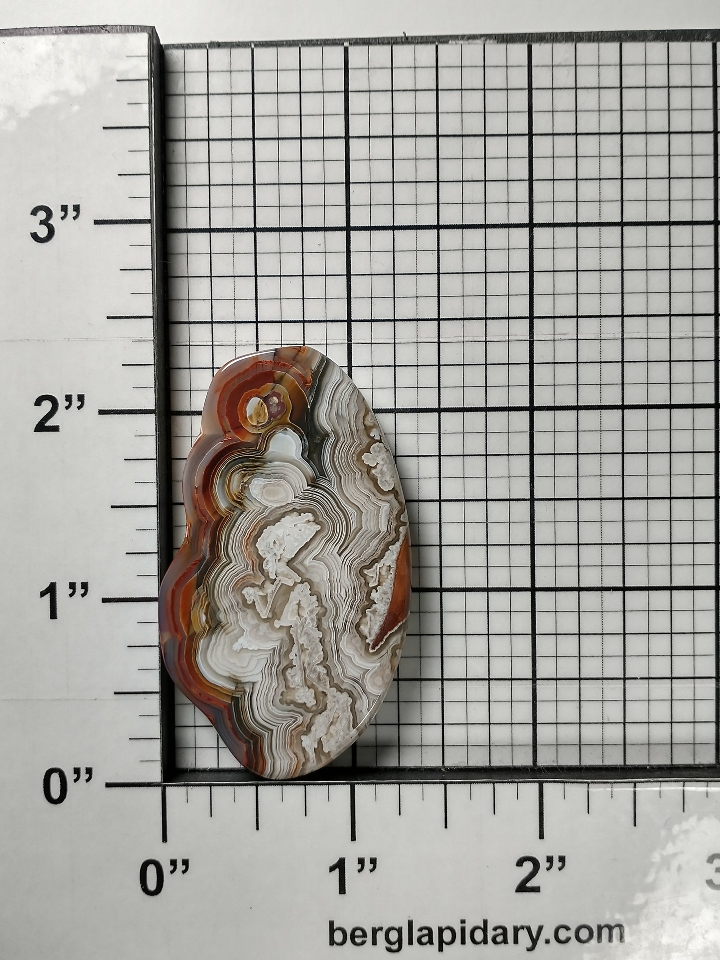 Crazy Lace Agate Cabochon Large