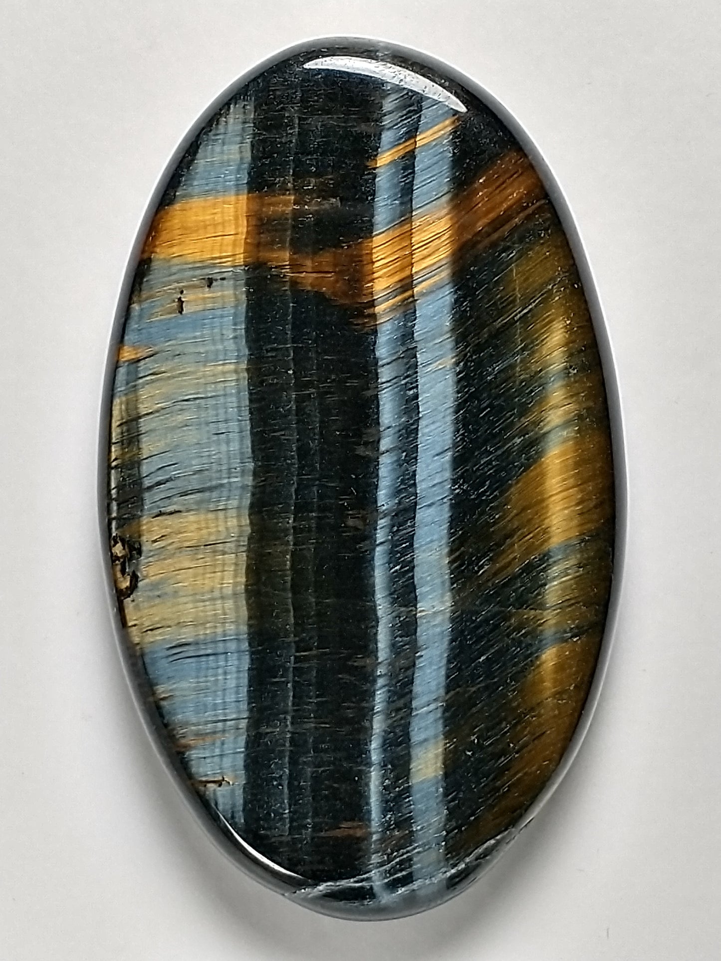 Tiger Eye Blue Cabochon Medium