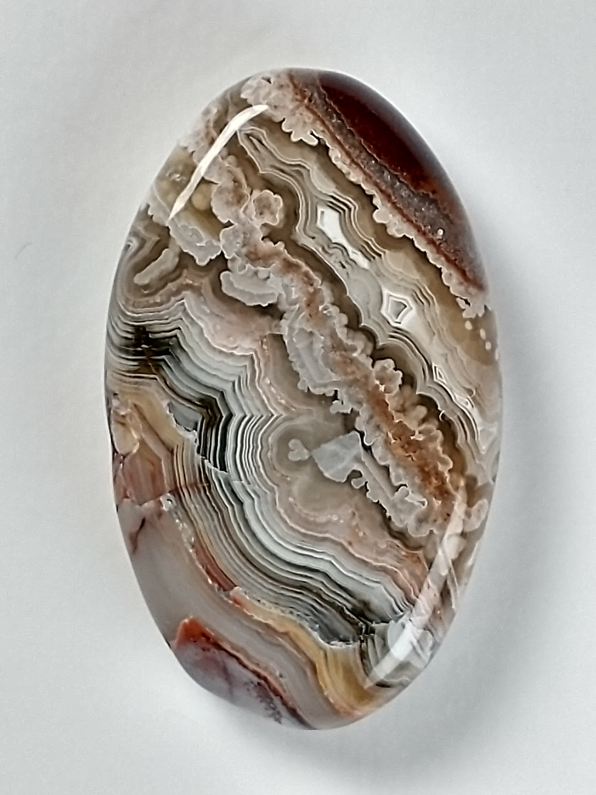 Crazy Lace Agate Cabochon Small