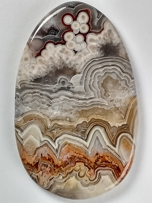 Crazy Lace Agate Cabochon Large