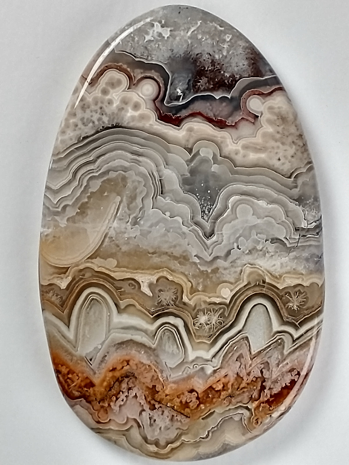 Crazy Lace Agate Cabochon Large