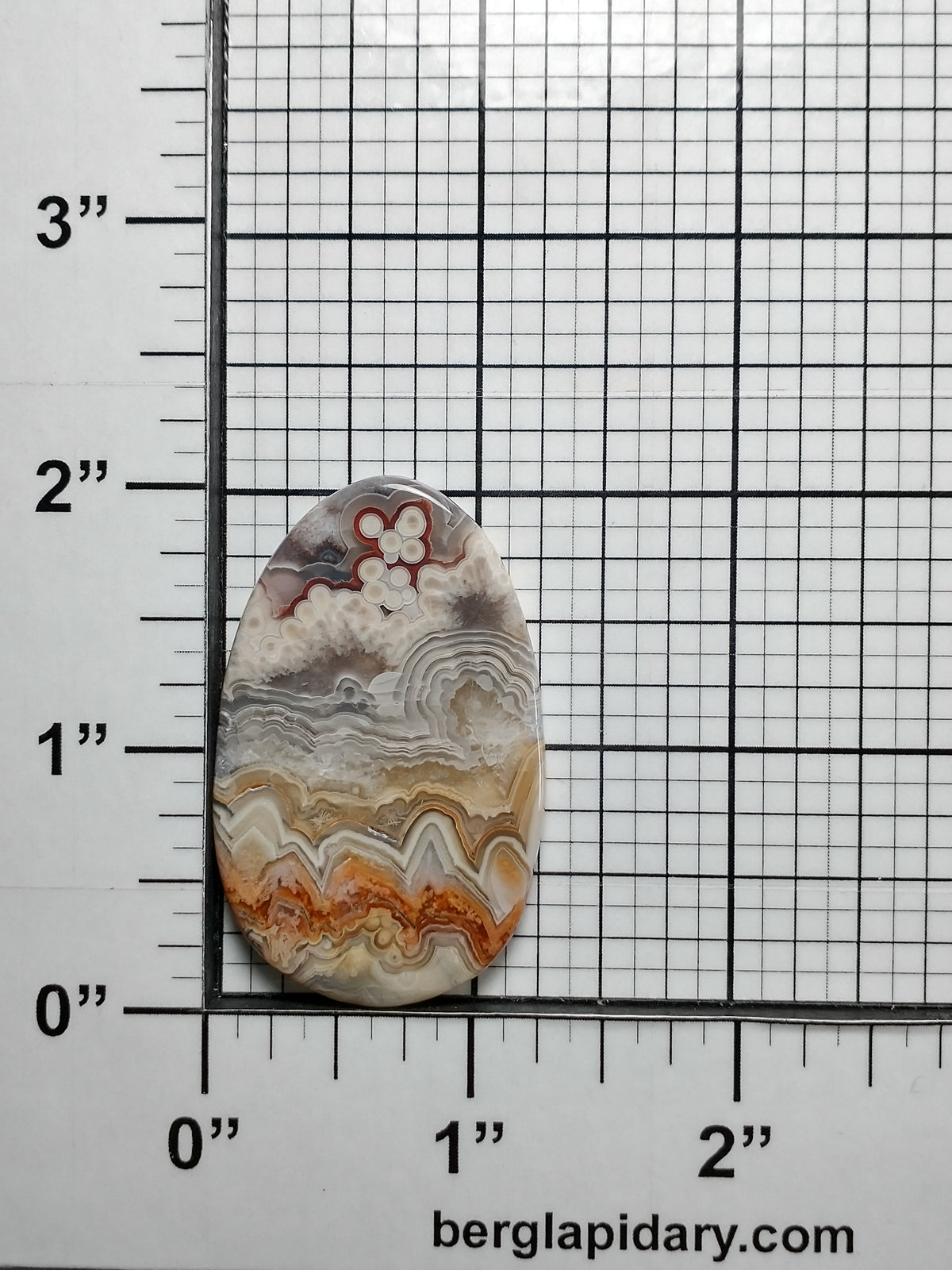 Crazy Lace Agate Cabochon Large