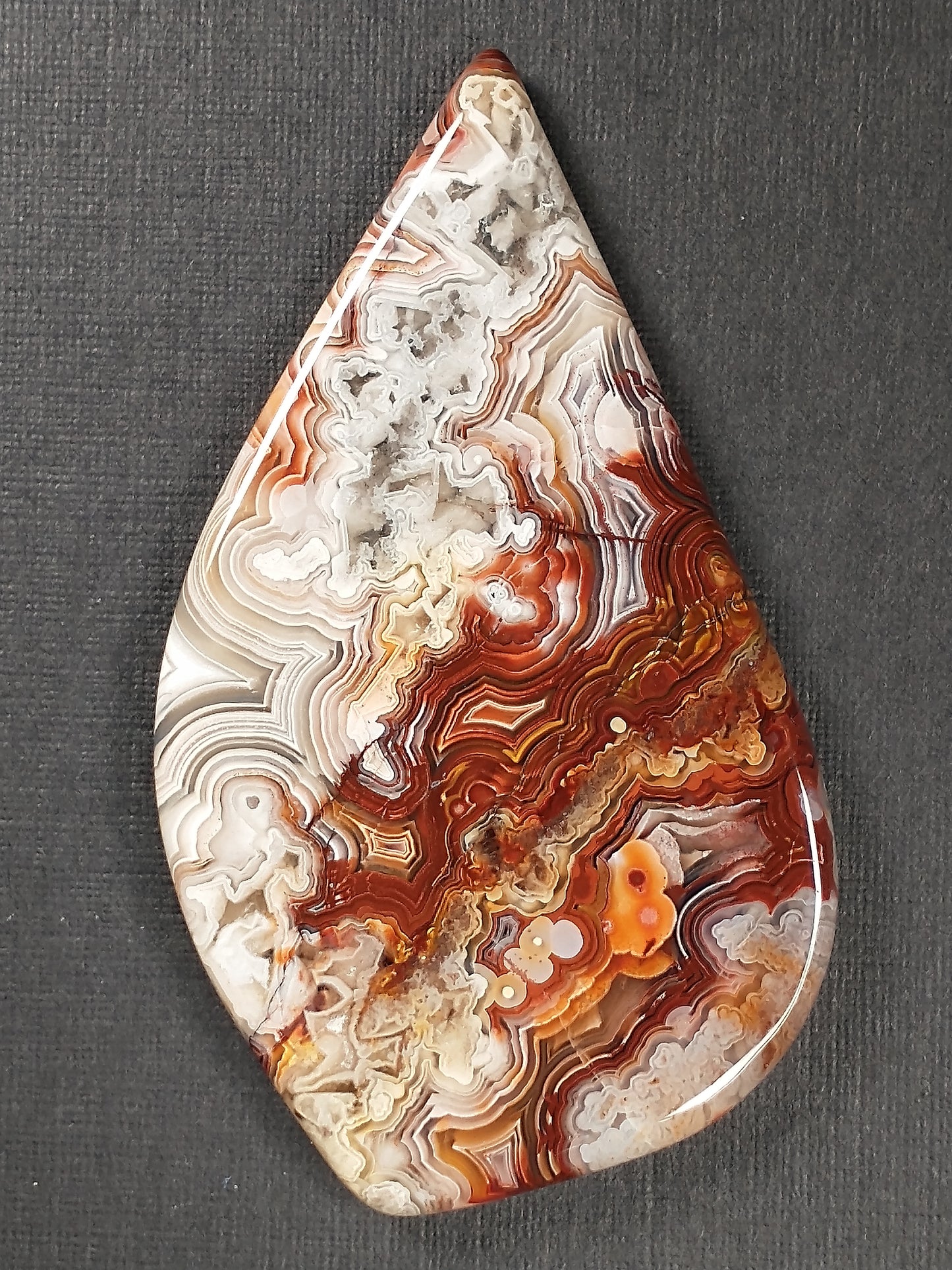 Crazy Lace Agate Cabochon Large