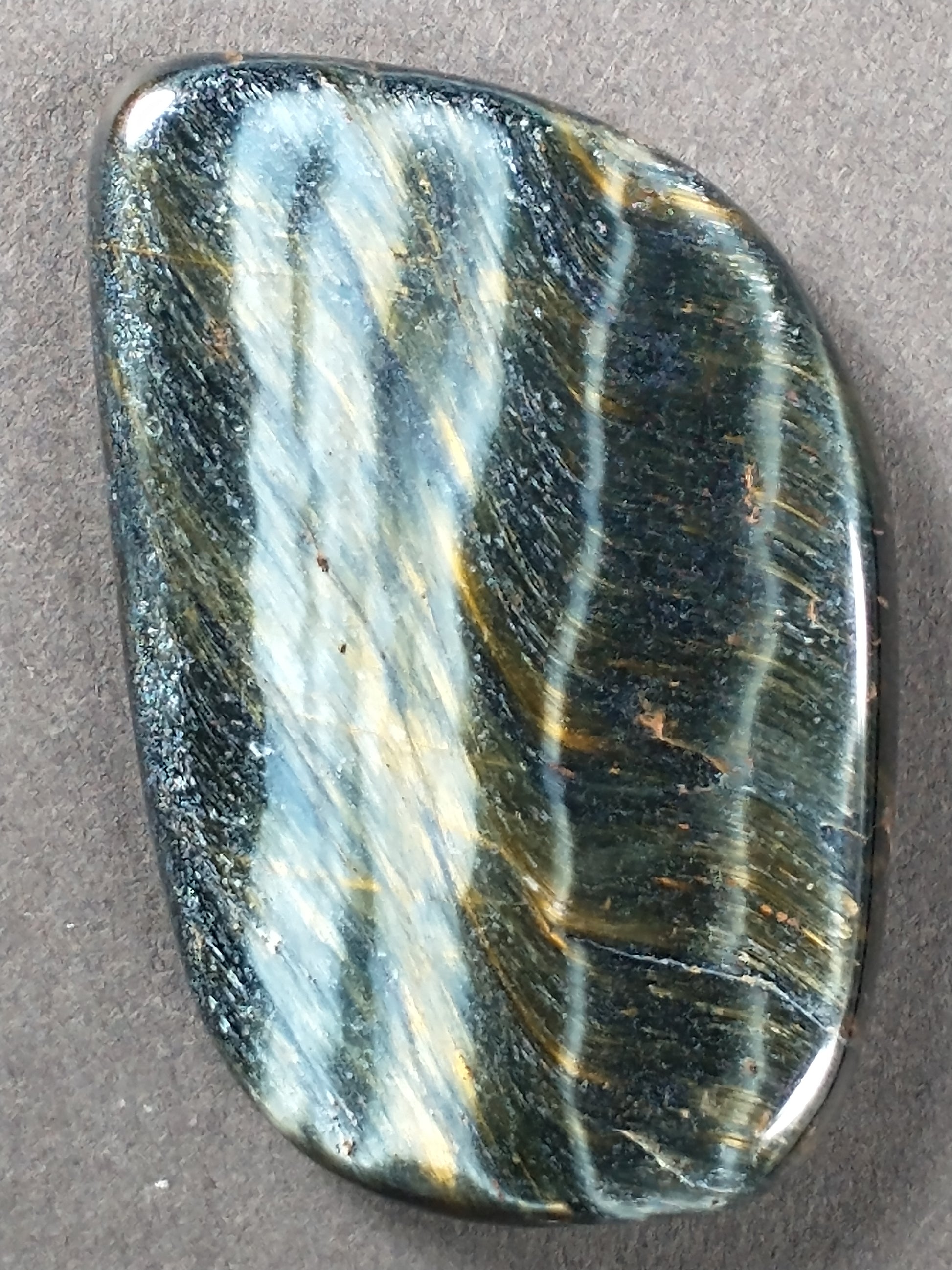 Tiger Eye Blue Cabochon Small