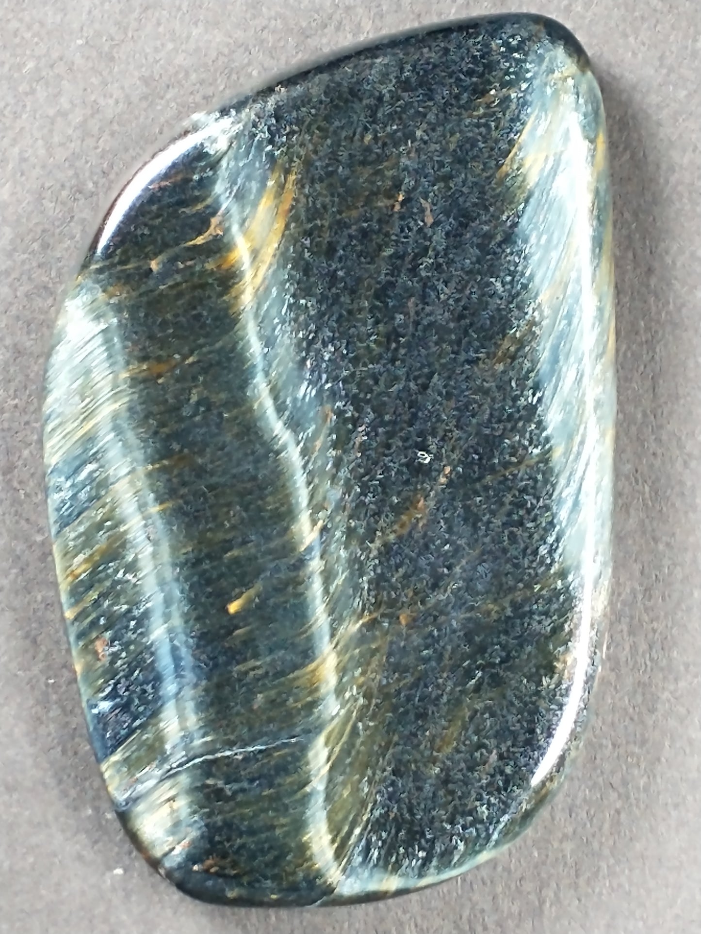 Tiger Eye Blue Cabochon Small