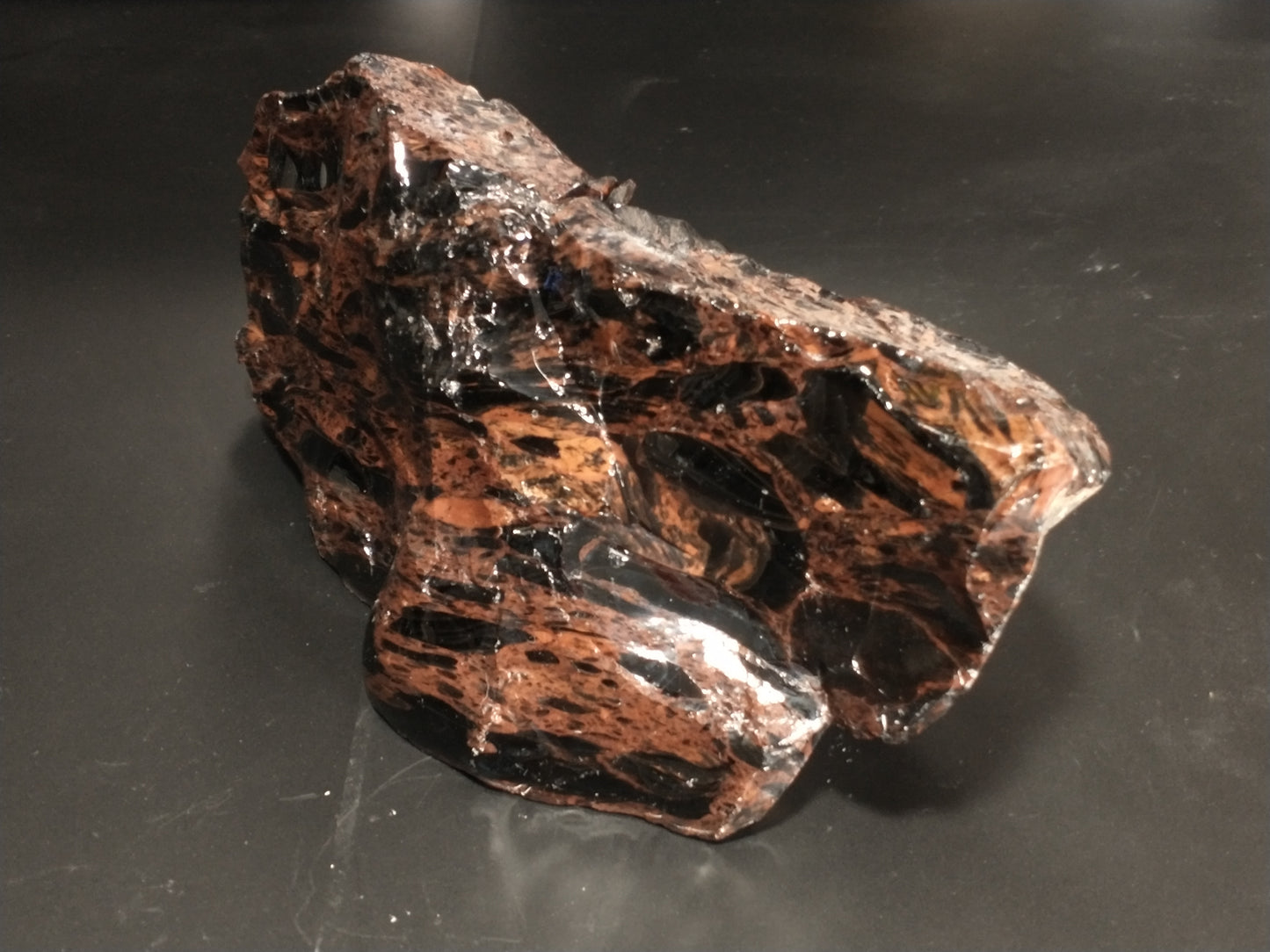 Obsidian Mahogany Rough Crystal, No Polish, 100% Natural, 3.0 lbs