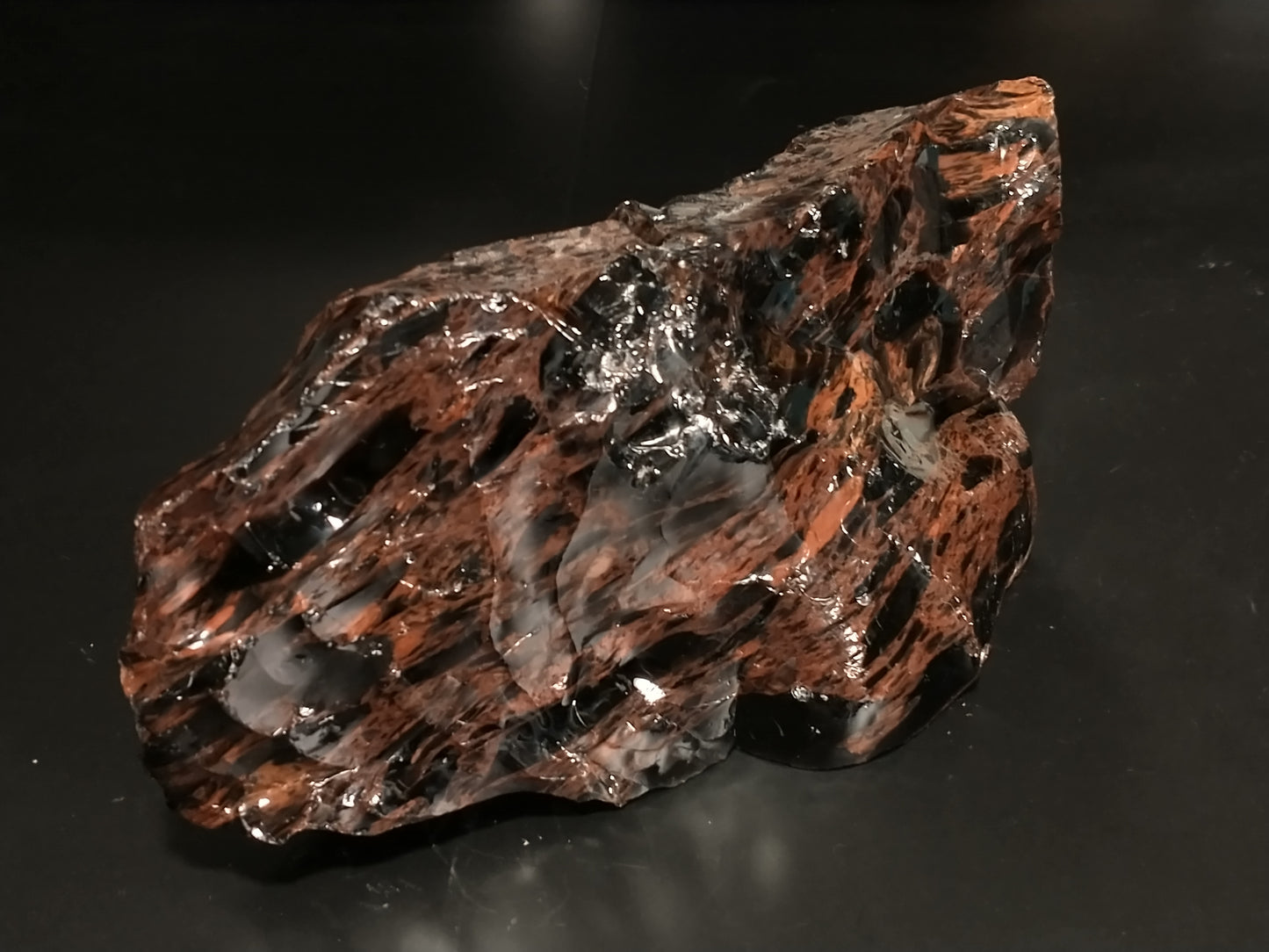 Obsidian Mahogany Rough Crystal, No Polish, 100% Natural, 3.0 lbs