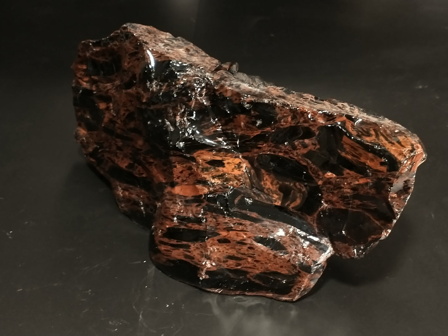 Obsidian Mahogany Rough Crystal, No Polish, 100% Natural, 3.0 lbs