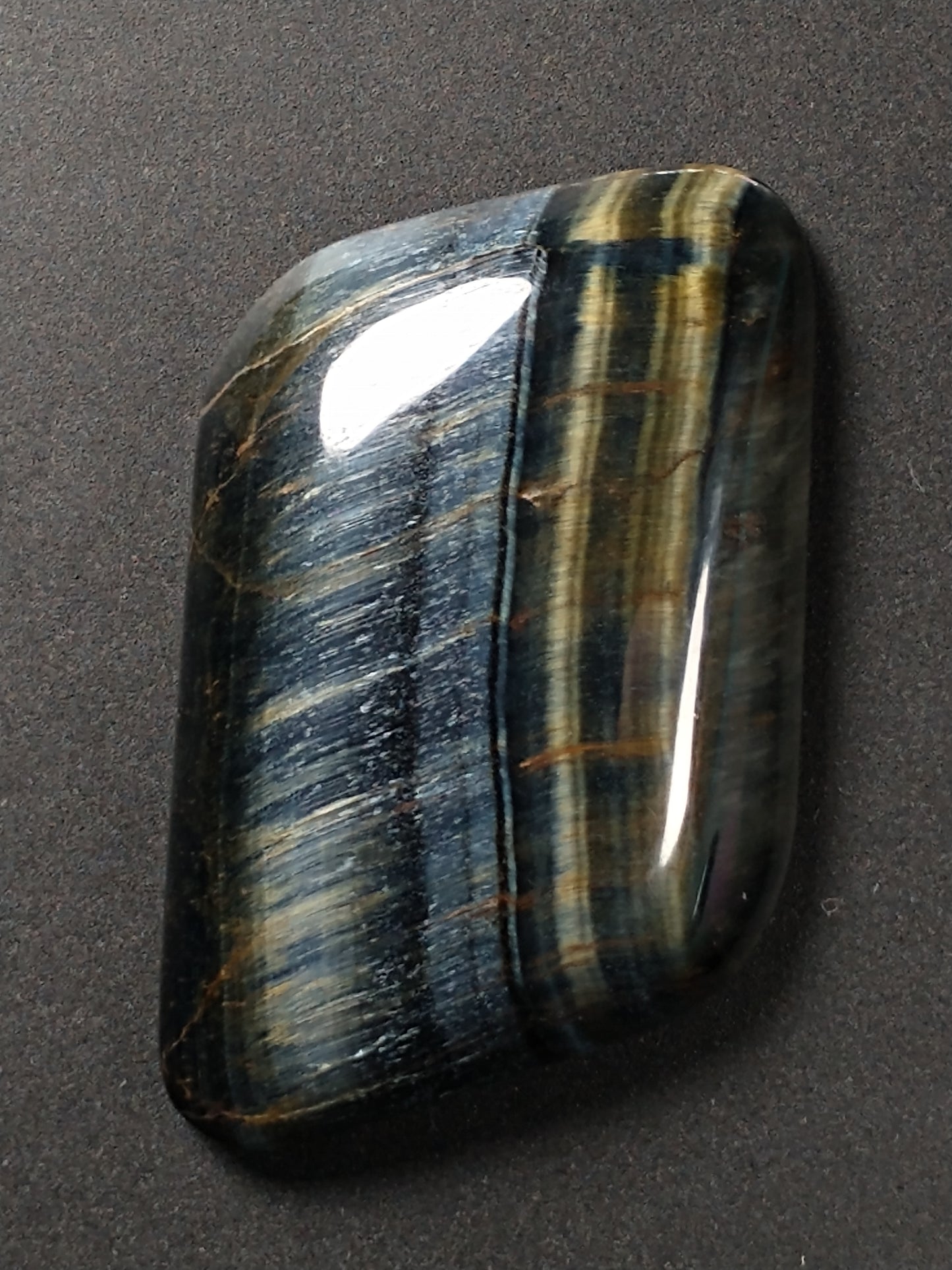 Tiger Eye Blue Cabochon Small