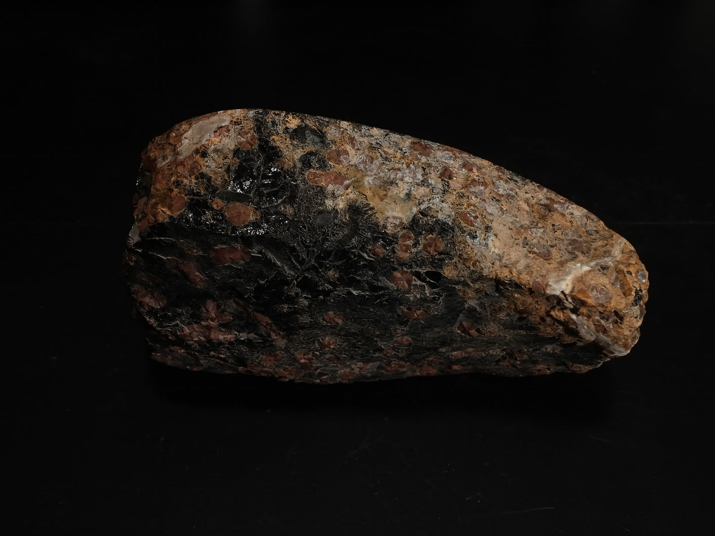 Obsidian Peanut Rough Crystal, Partial Polish, 3.8 lbs