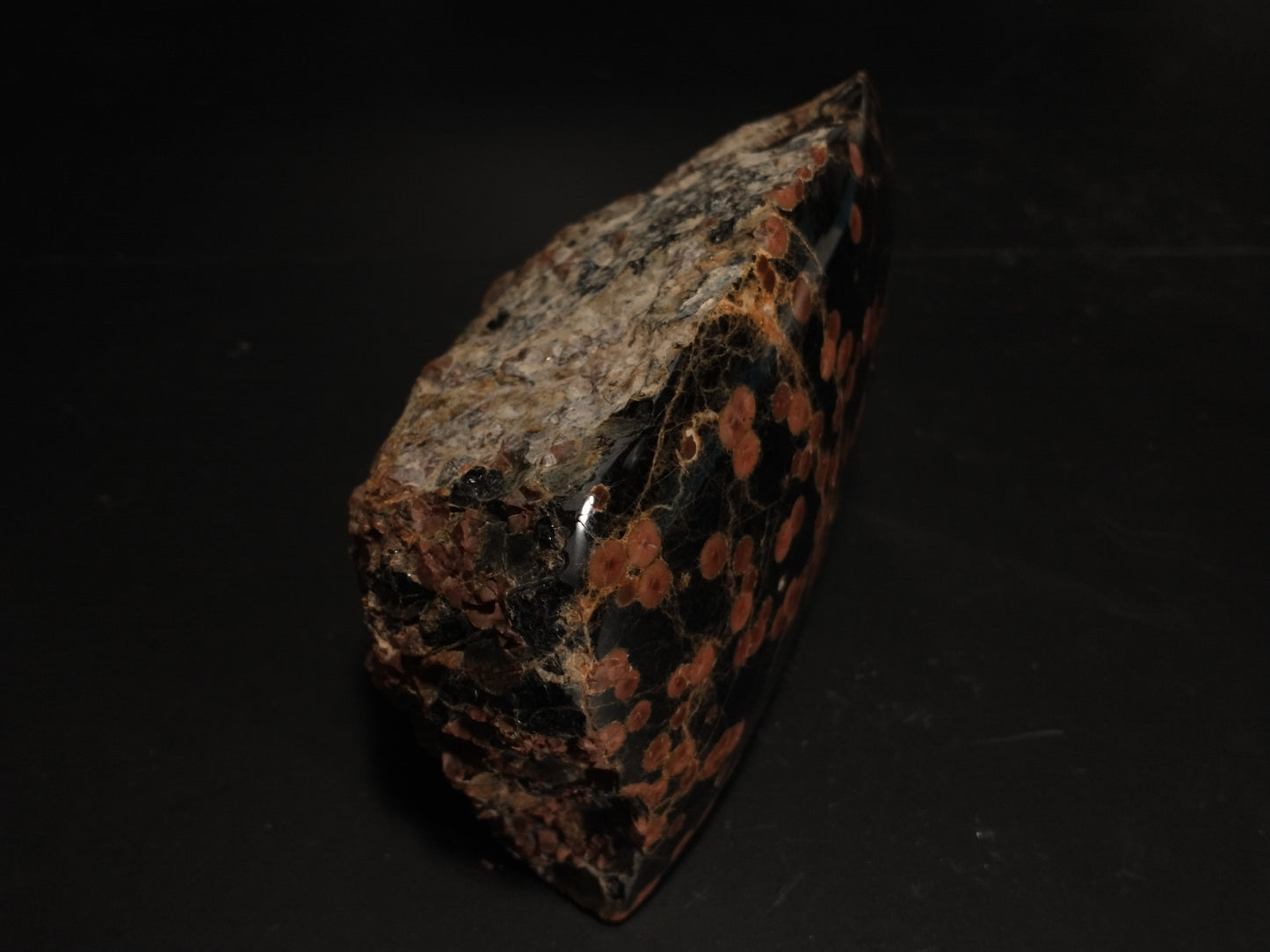 Obsidian Peanut Rough Crystal, Partial Polish, 2.4 lbs