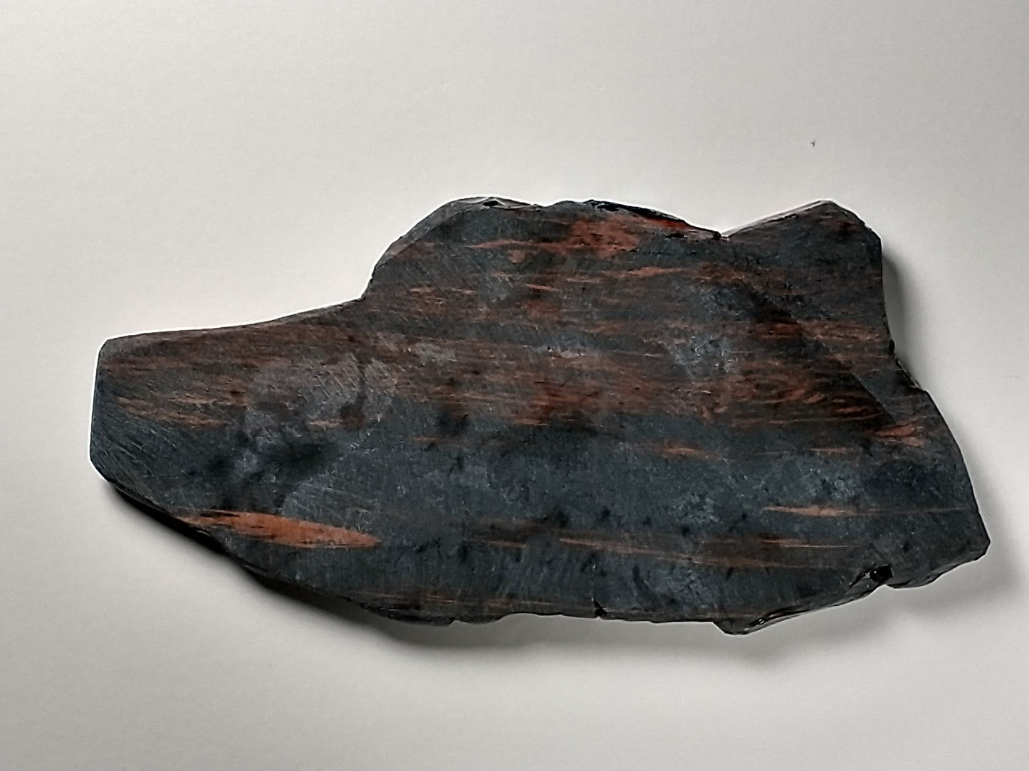 Obsidian Mahogany Slab Crystal, Polished Side, 5 inch