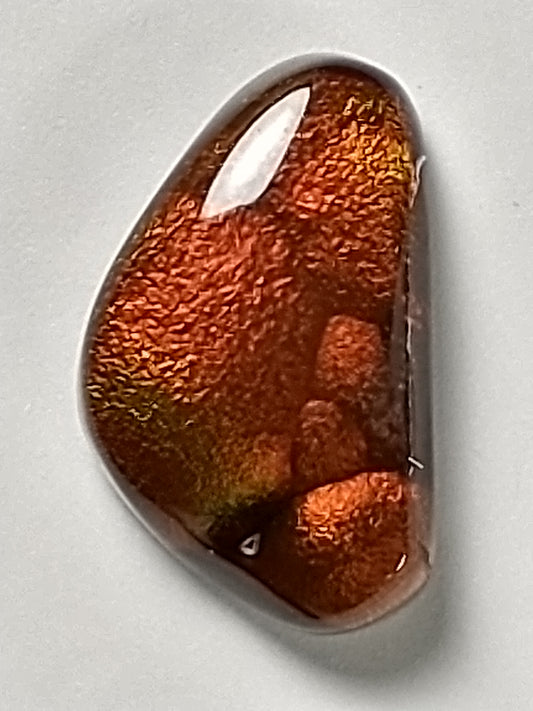 Fire Agate Cabochon, 2 Carat