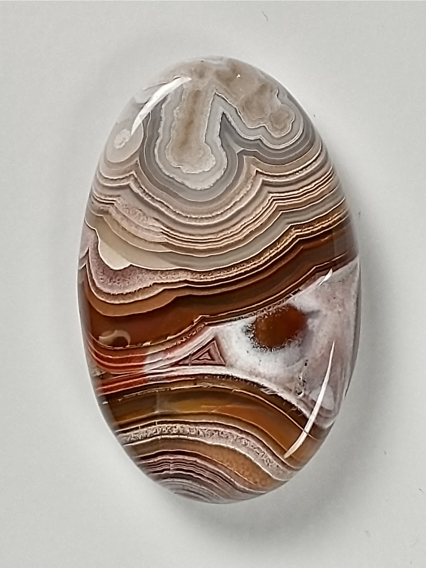 Laguna Lace Agate Cabochon Small