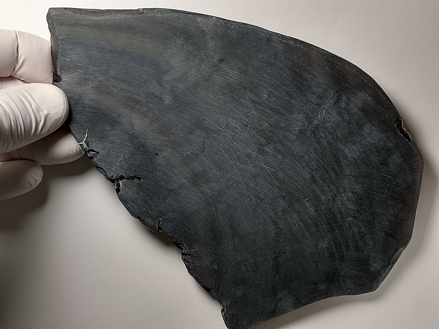 Obsidian Rainbow Slab Crystal, Polished Side, 7 inch