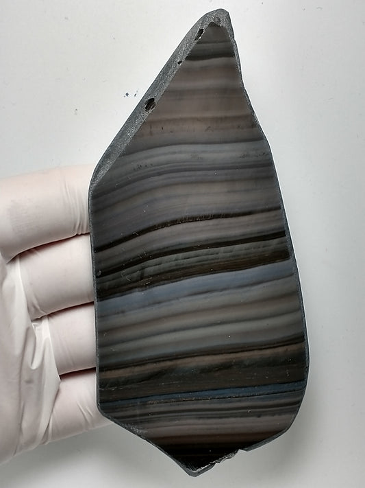 Obsidian Rainbow Slab Crystal, Polished Side, 5 inch
