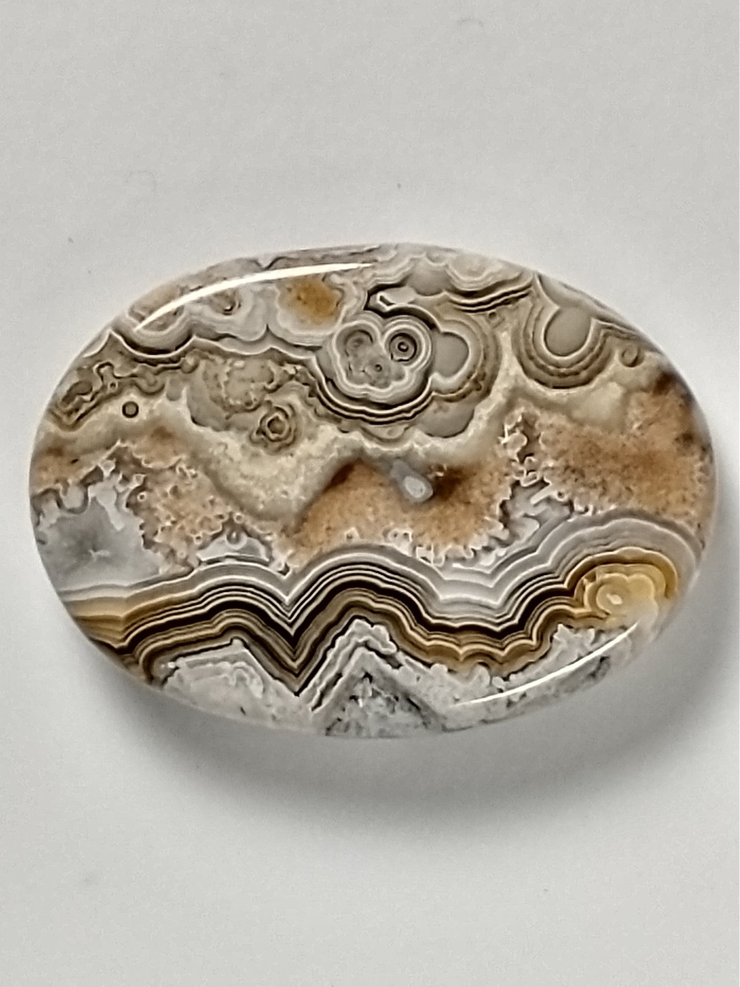 Crazy Lace Agate Cabochon Small