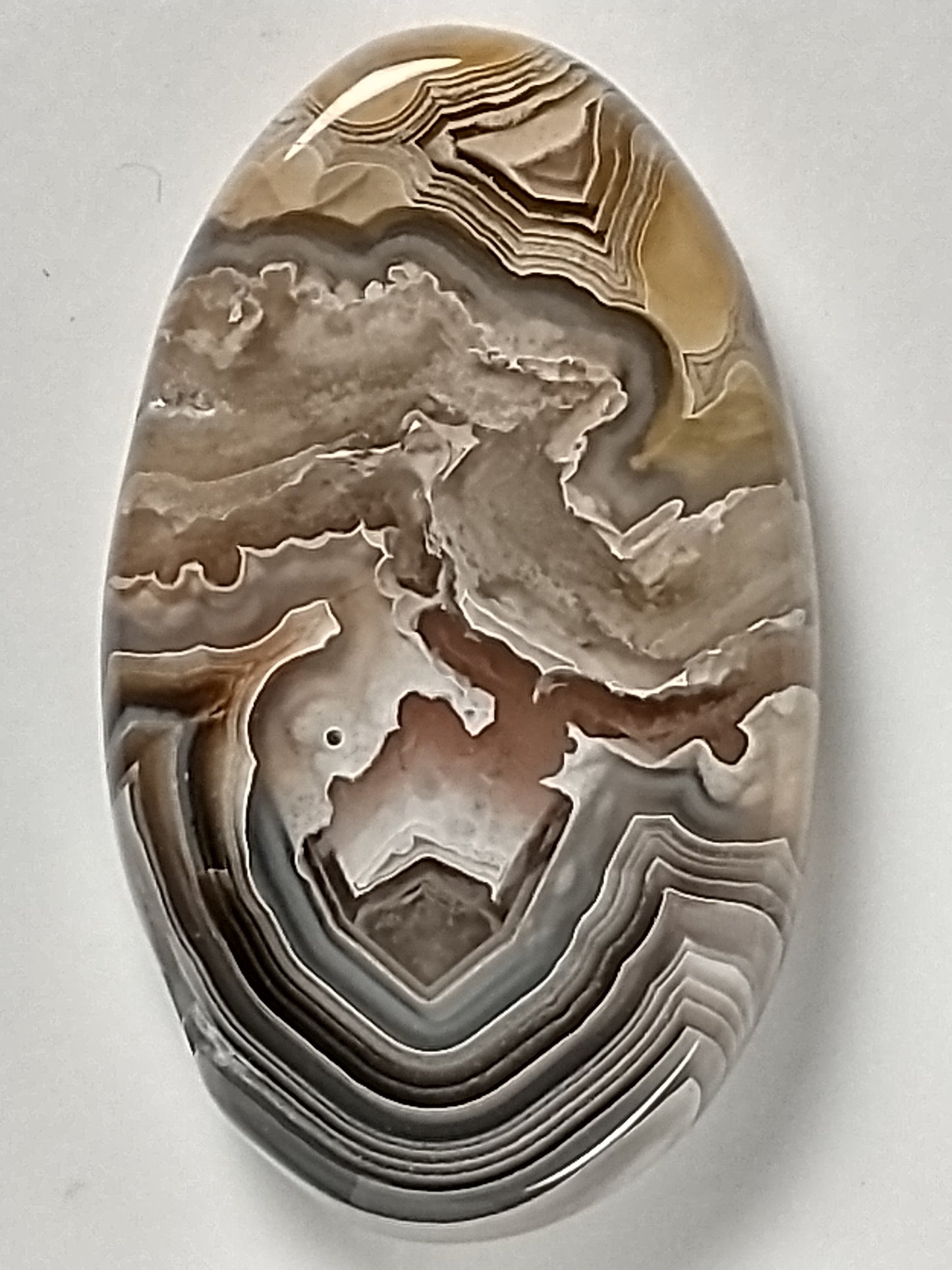 Crazy Lace Agate Cabochon Small