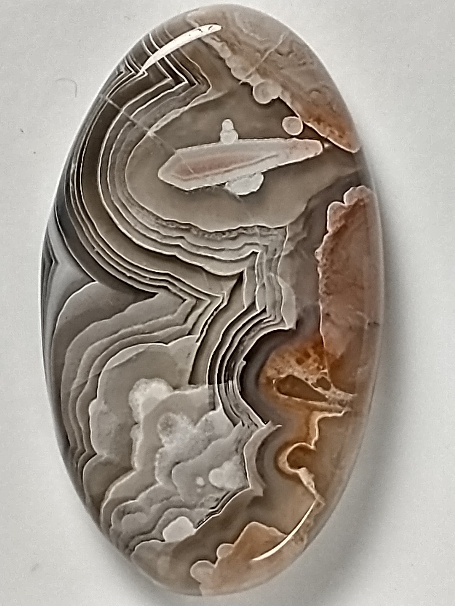 Crazy Lace Agate Cabochon Small