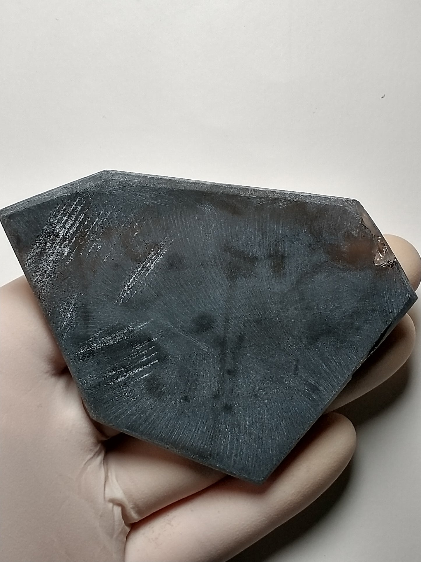 Obsidian Rainbow Slab Crystal, Polished Side, 3 inch