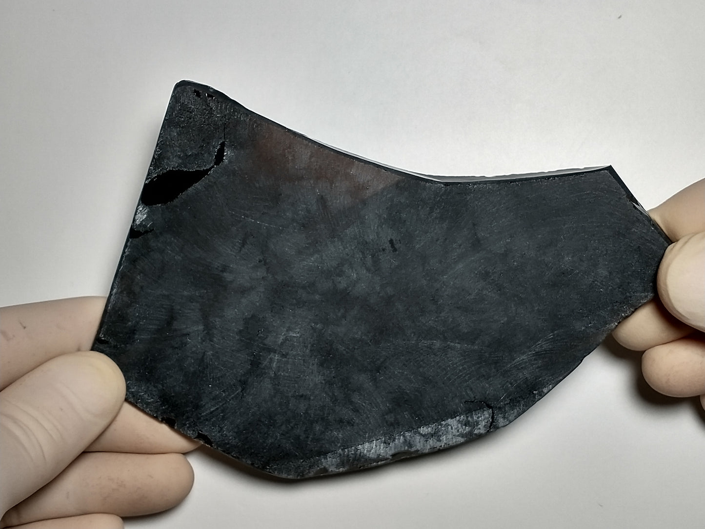 Obsidian Rainbow Slab Crystal, Polished Side, 6 inch