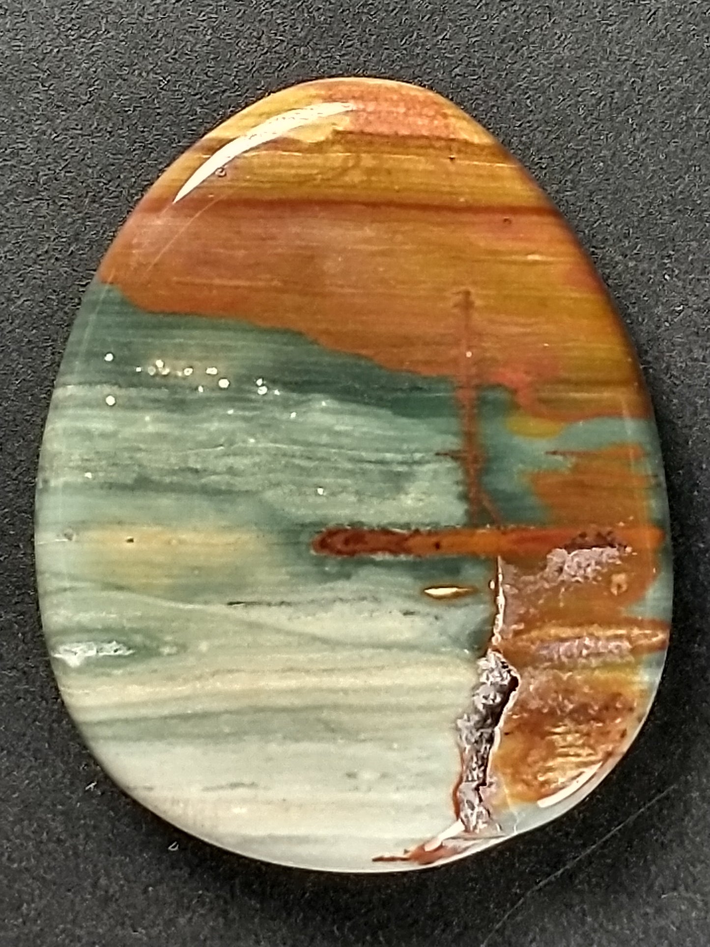 Larsonite Jasper Cabochon Small