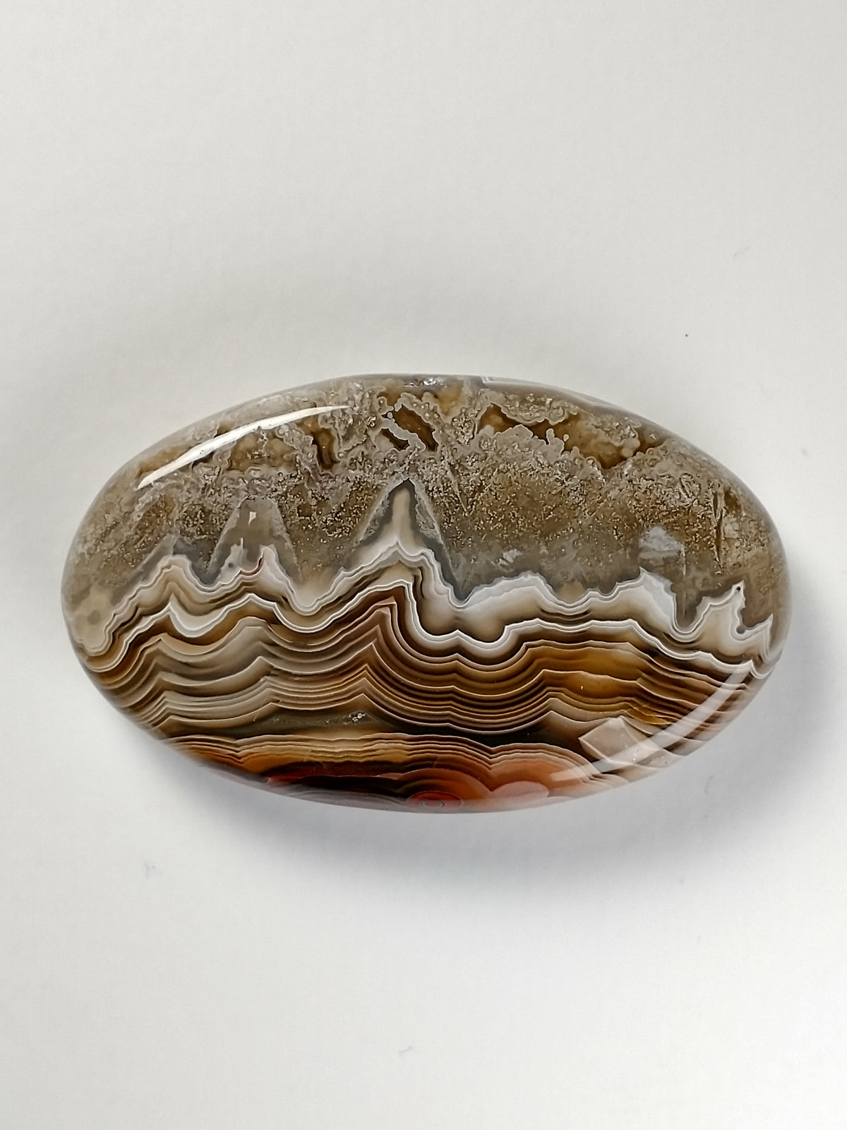 Laguna Lace Agate Cabochon Medium