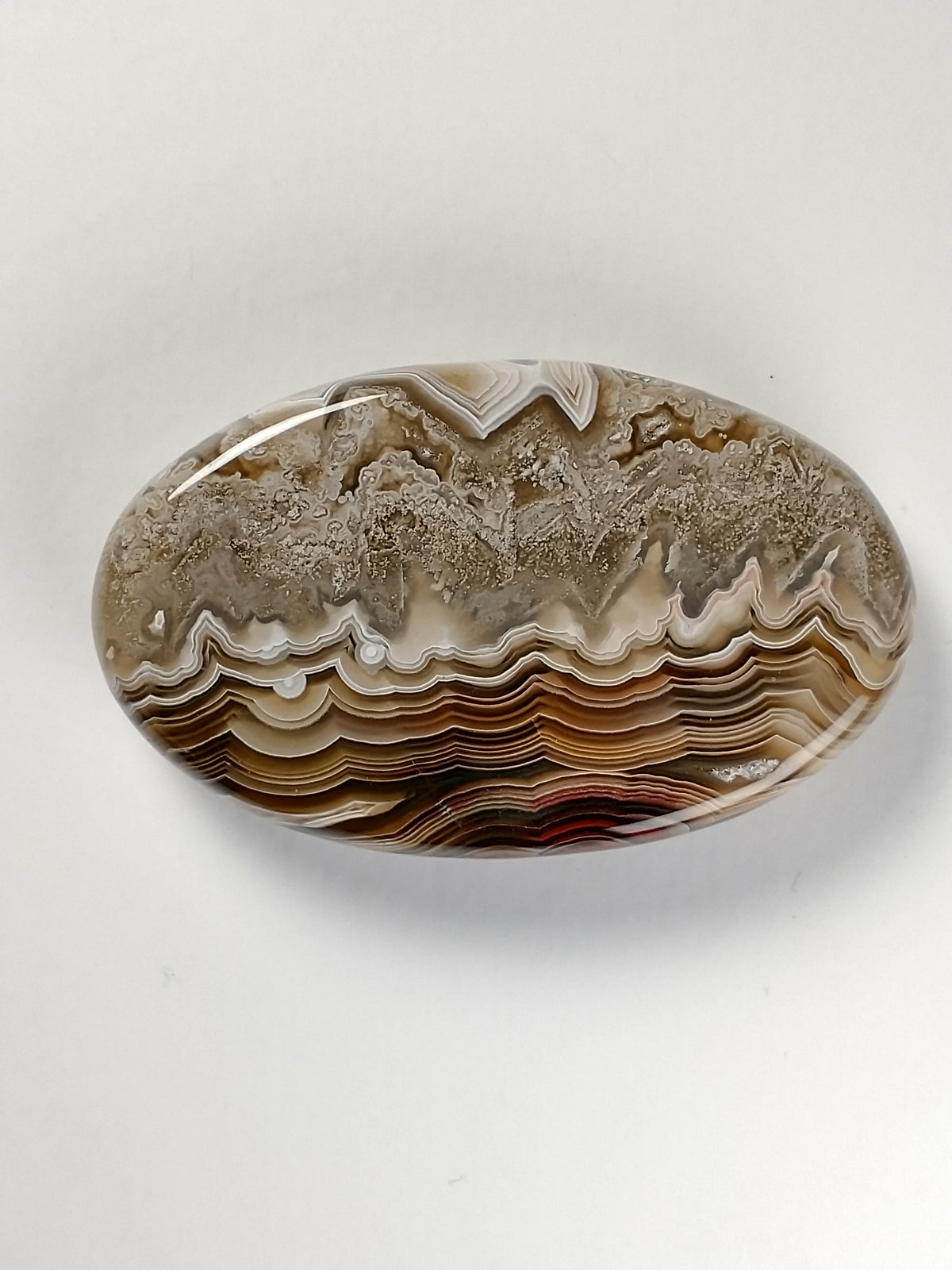 Laguna Lace Agate Cabochon Medium