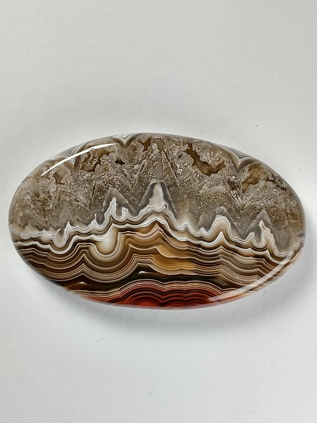 Laguna Lace Agate Cabochon Medium