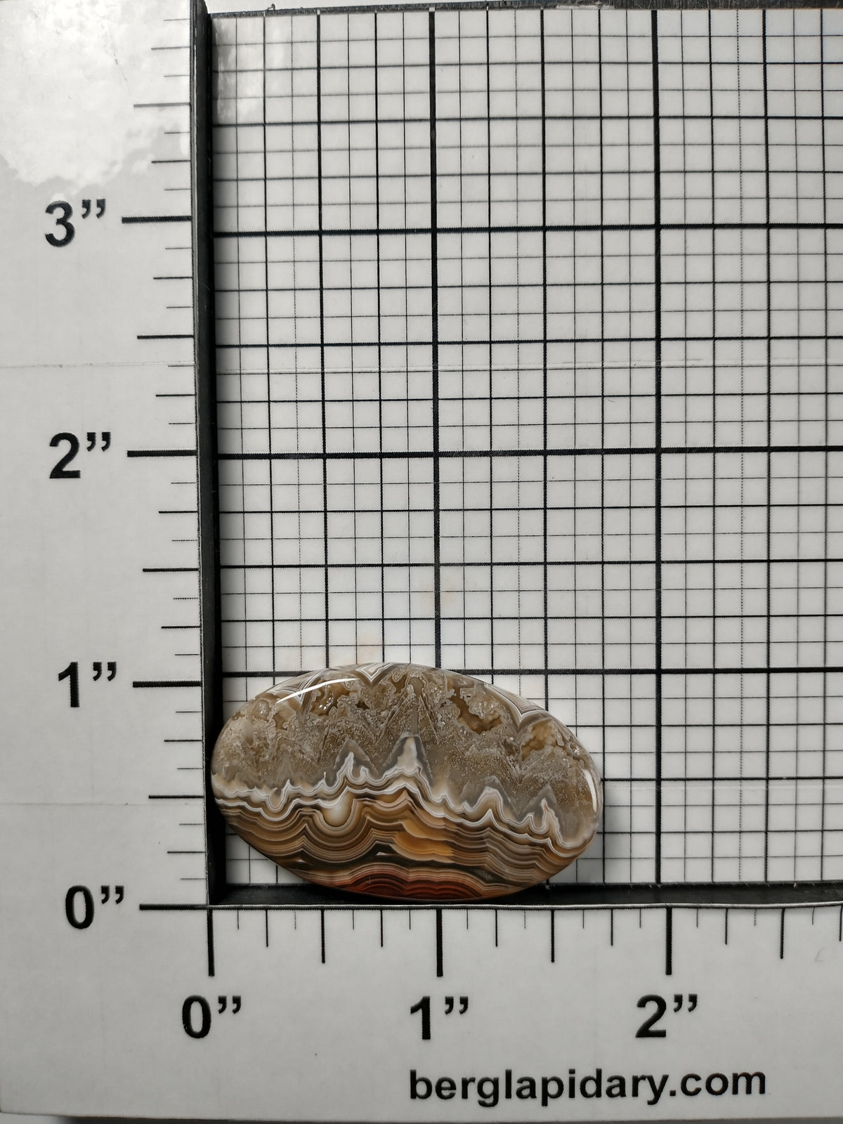 Laguna Lace Agate Cabochon Medium