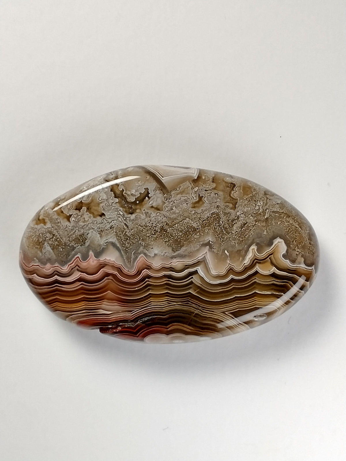 Laguna Lace Agate Cabochon Medium