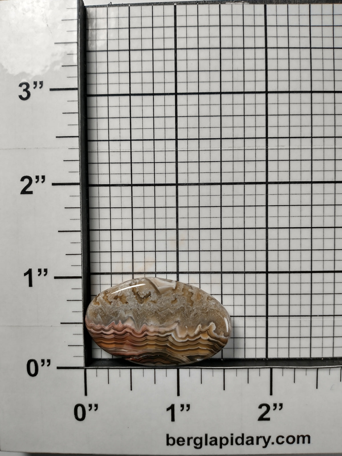 Laguna Lace Agate Cabochon Medium