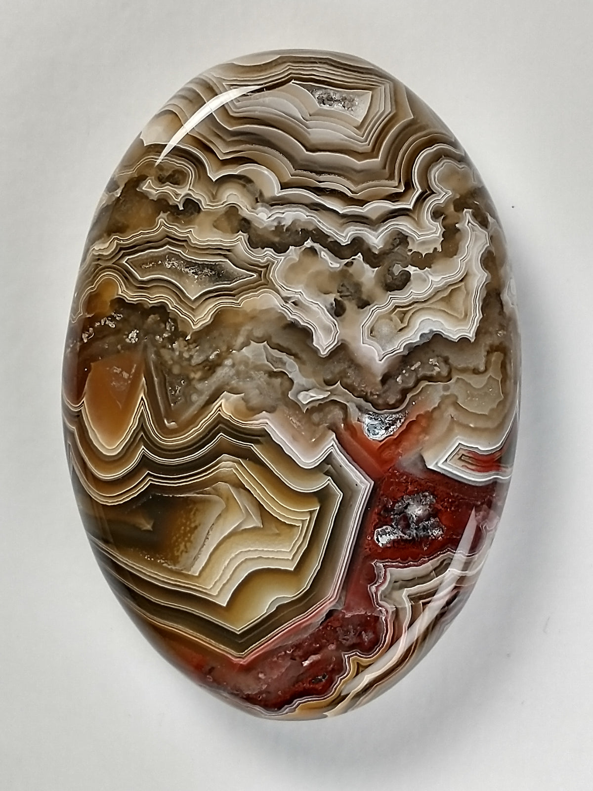 Laguna Lace Agate Cabochon Medium