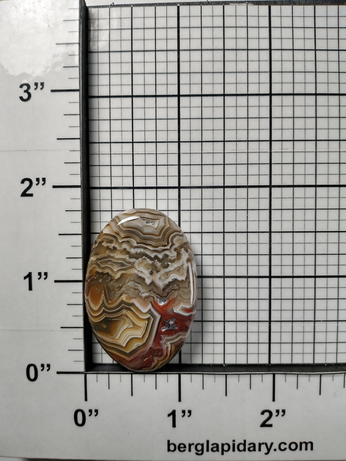 Laguna Lace Agate Cabochon Medium