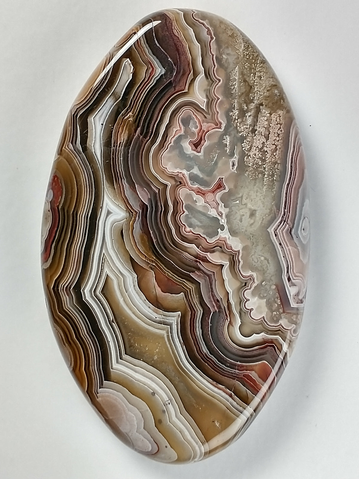 Laguna Lace Agate Cabochon Medium