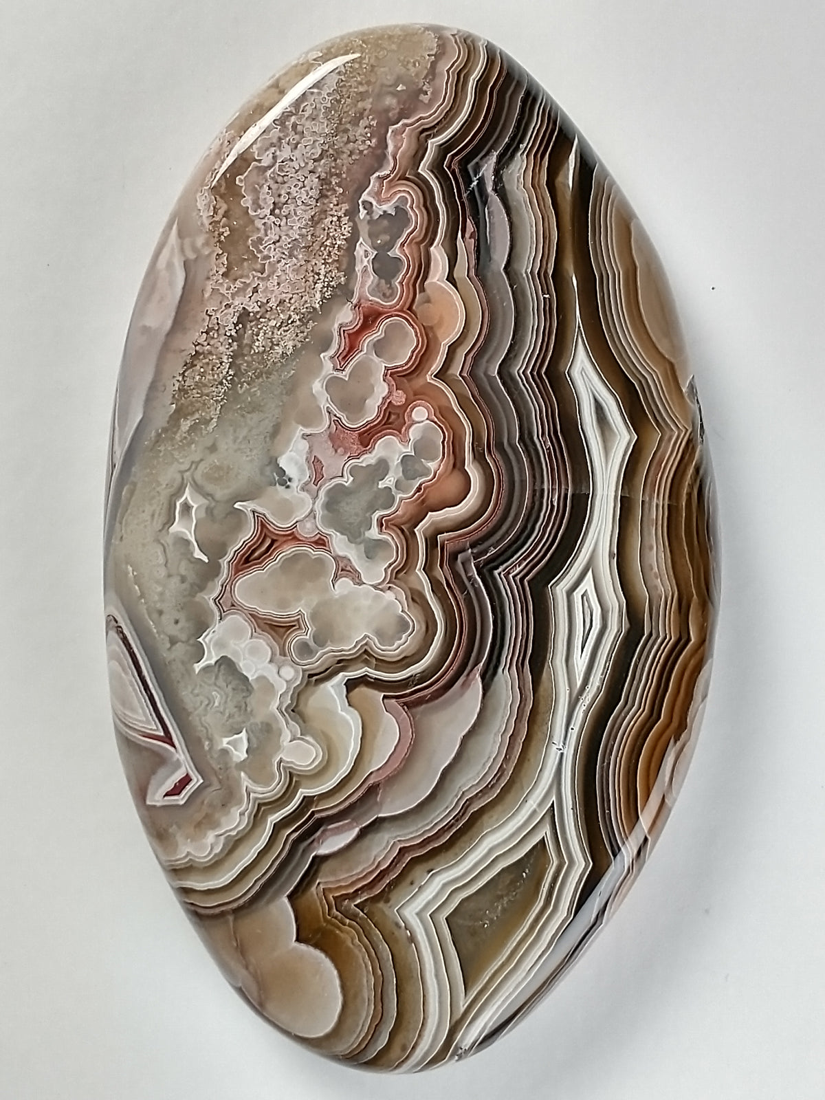Laguna Lace Agate Cabochon Medium