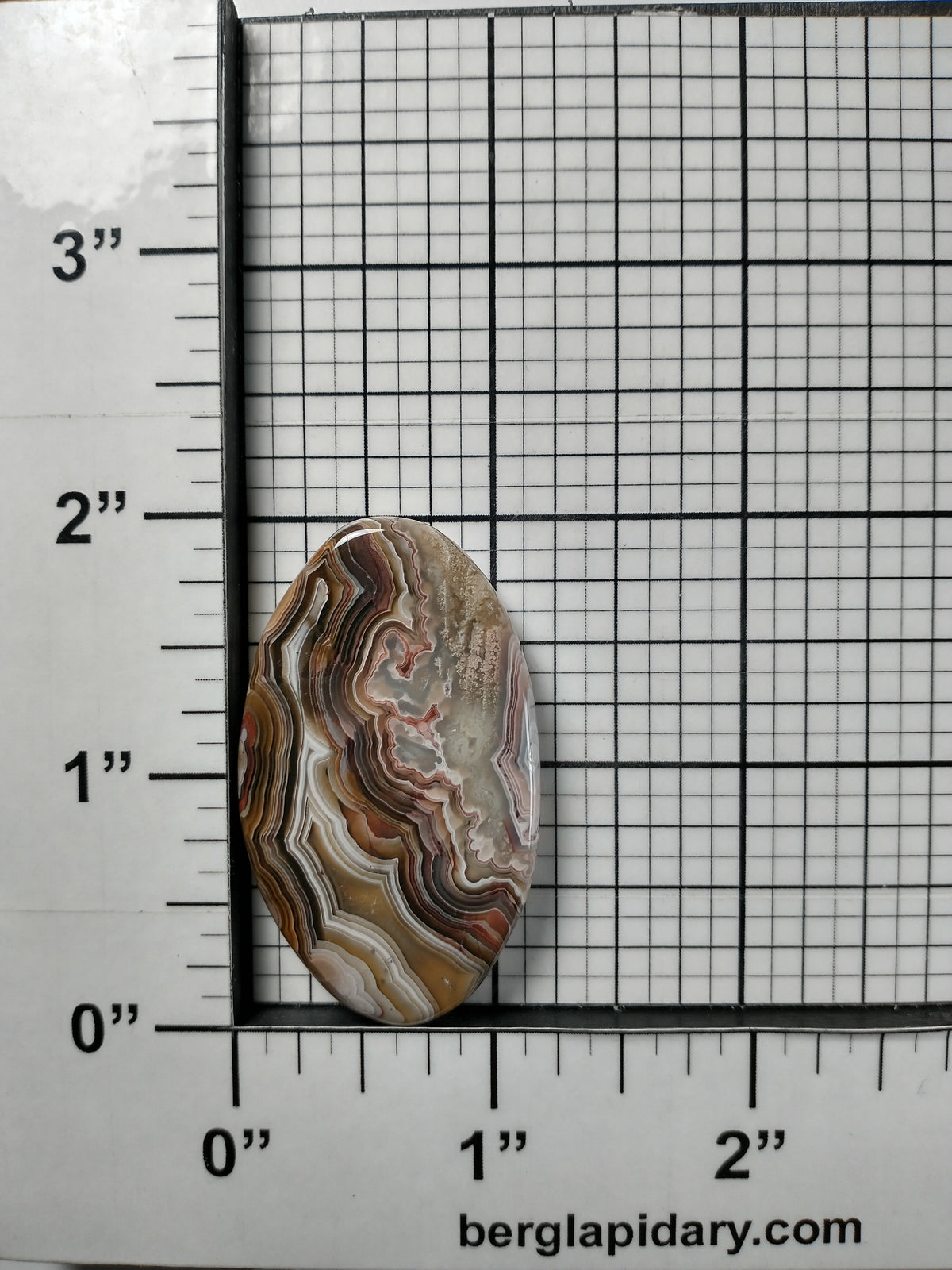 Laguna Lace Agate Cabochon Medium